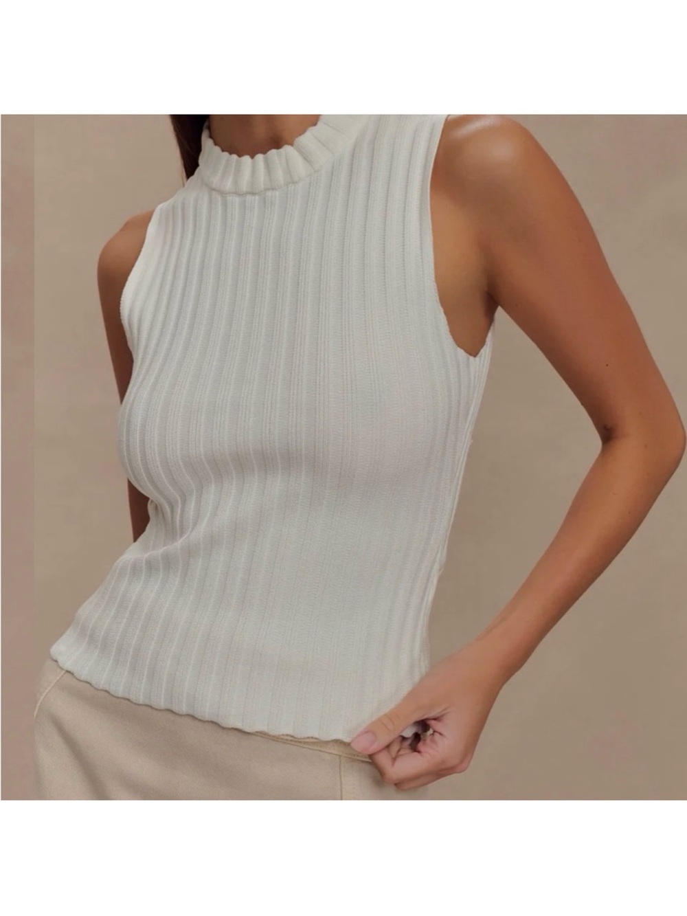 Meshki Oona Turtleneck Knit Top